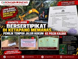 Sengketa Lahan Bersertipikat di Ketapang Memanas, Pemilik Tempuh Jalur Hukum ke Polda Kalbar