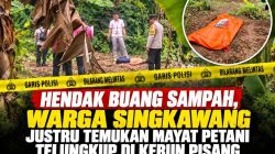 Hendak Buang Sampah, Warga Singkawang Justru Temukan Mayat Petani Telungkup di Kebun Pisang