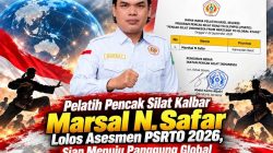 Pelatih Pencak Silat Kalbar Marsal N. Safar Lolos Asesmen PSRTO 2026, Siap Menuju Panggung Global