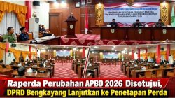 Raperda Perubahan APBD 2026 Disetujui, DPRD Bengkayang Lanjutkan ke Penetapan Perda